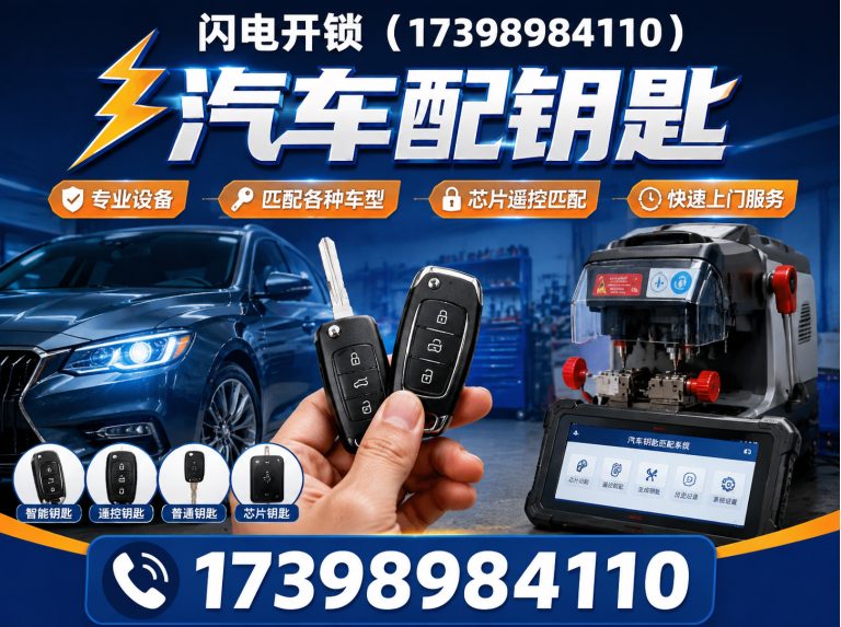管城回族区汽车配钥匙展示图